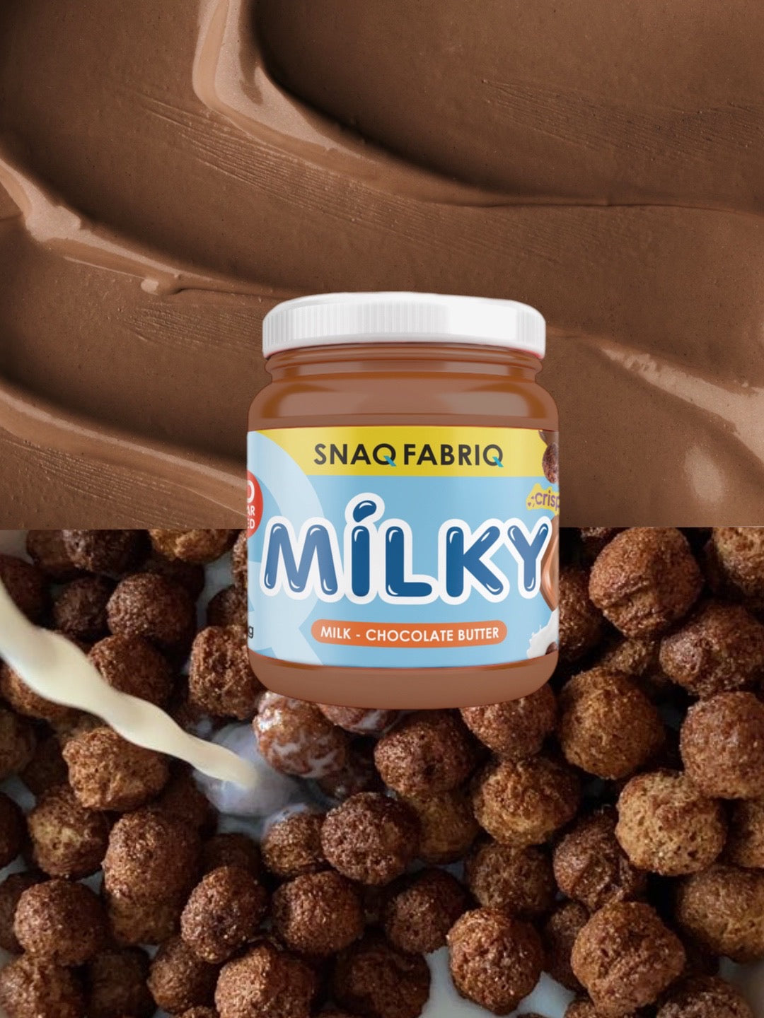 Паста Milky Шоколадно-молочная с хрустящими шариками 250г