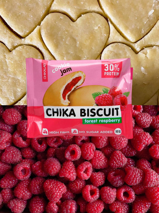 Бисквитное печенье Chikalab - Бисквит лесная малина 50г