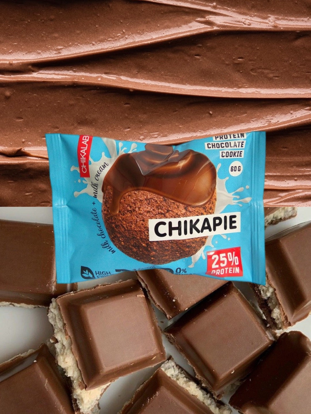 Печенье Chikapie - Молочный шоколад 60 г