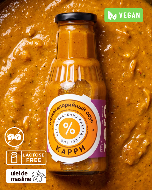 Низкокалорийный соус vegan без сахара «Карри» Mr. Djemius ZERO - 330 г