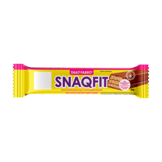 SNAQ FABRIQ молочный шоколад с вафлей 30г
