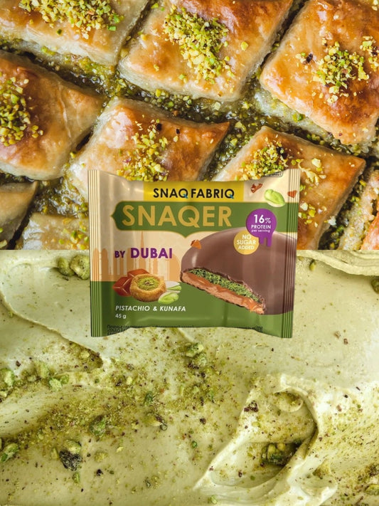 Печенье Snaq Fabriq Dubai - Фисташка с катаифи и карамелью 45г