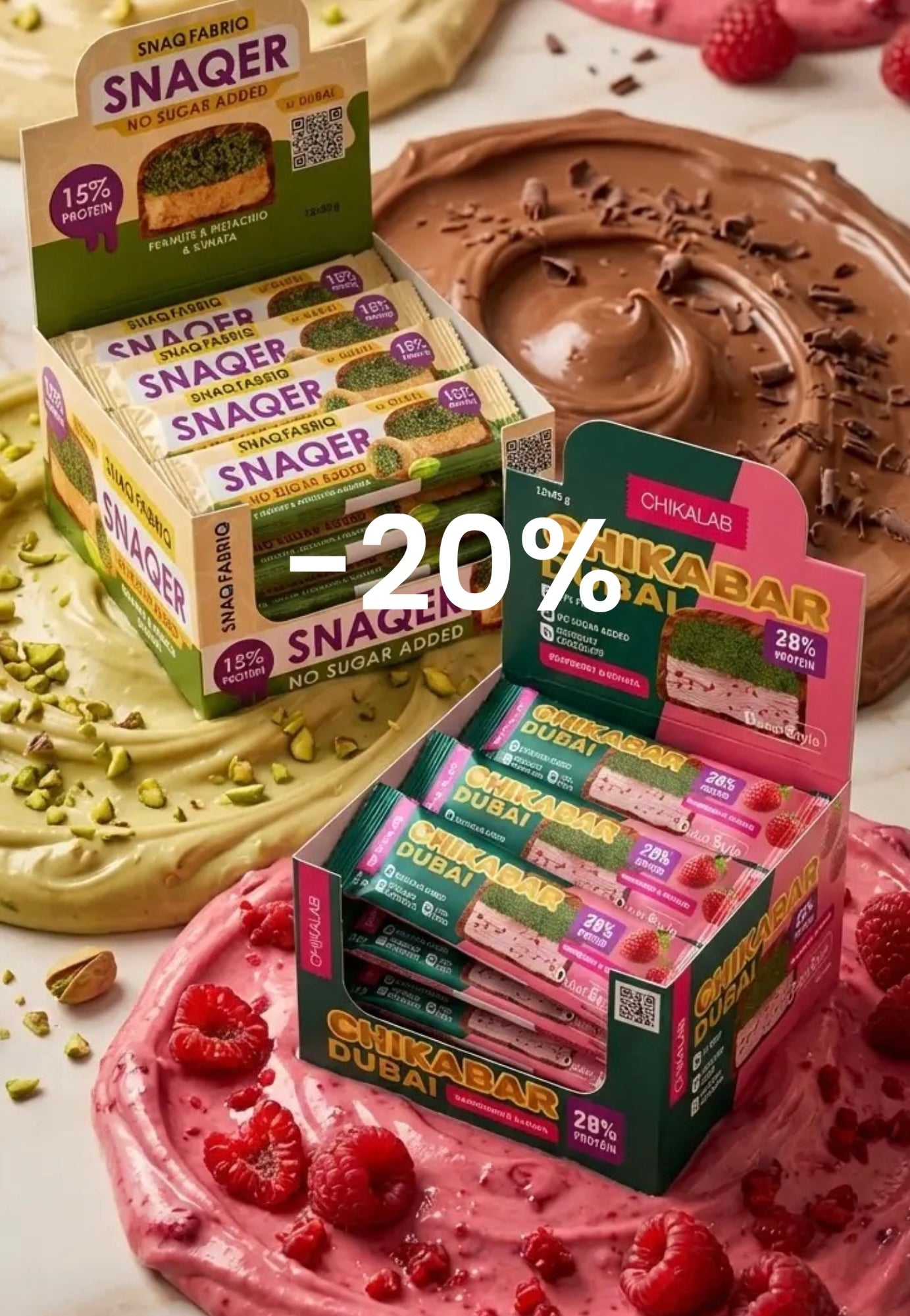 MIX батончики DUBAI COLLECTION - 30 шт