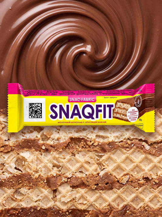 SNAQ FABRIQ молочный шоколад с вафлей 30г