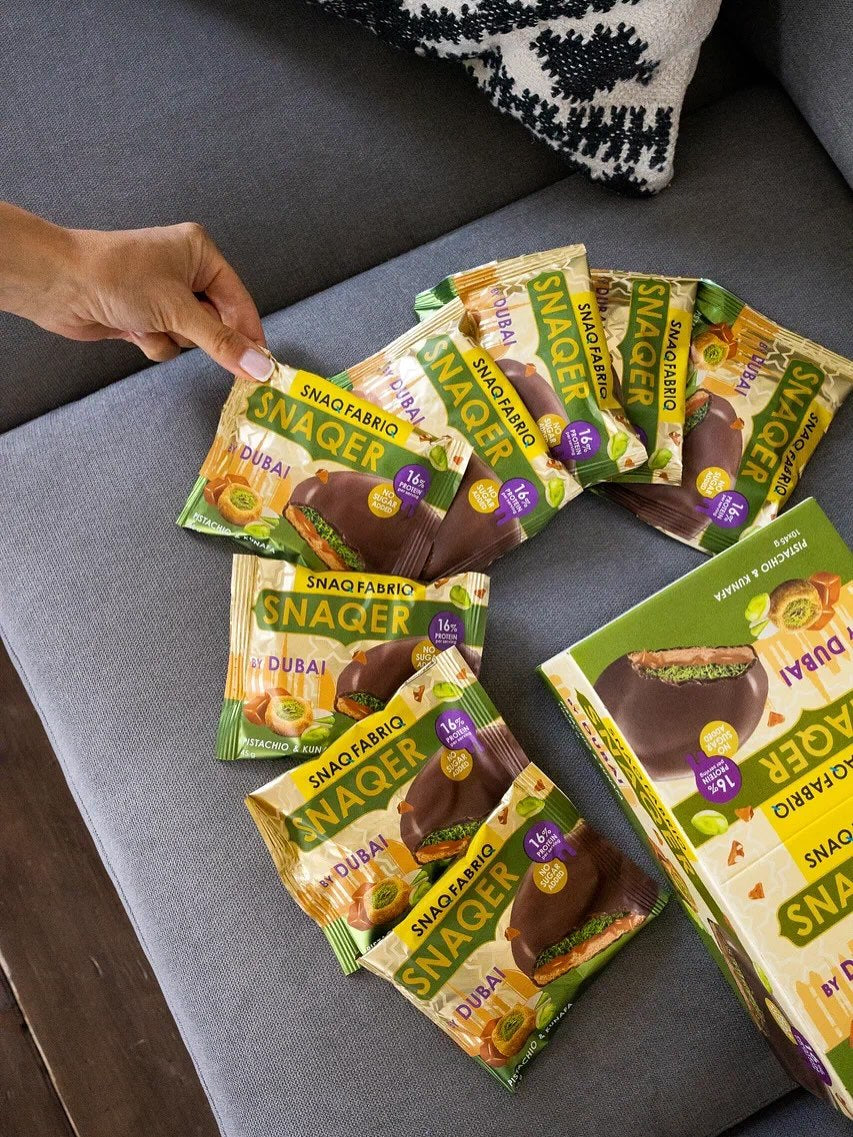 Печенье Snaq Fabriq Dubai - Фисташка с катаифи и карамелью 45г