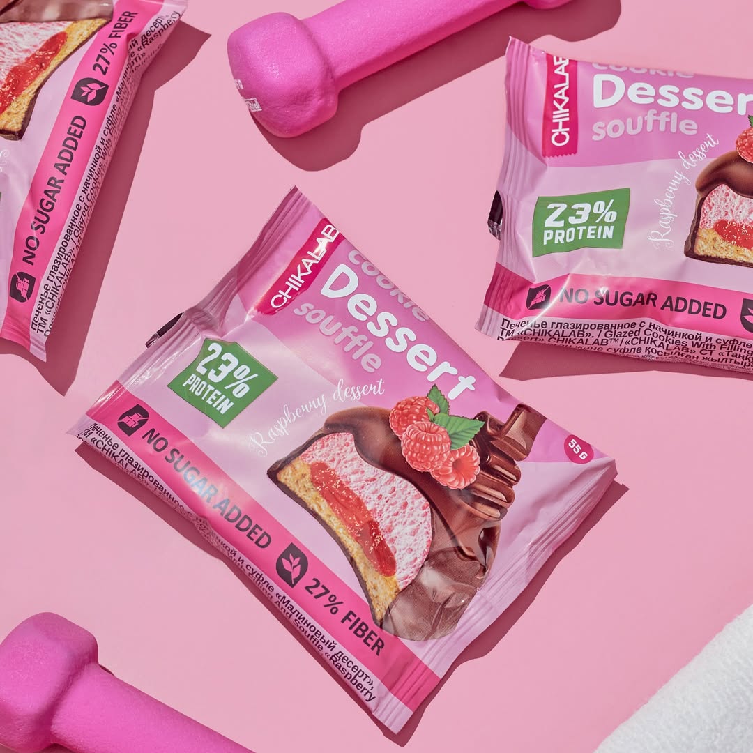 Суфле Chikalab Малиновый десерт 55г