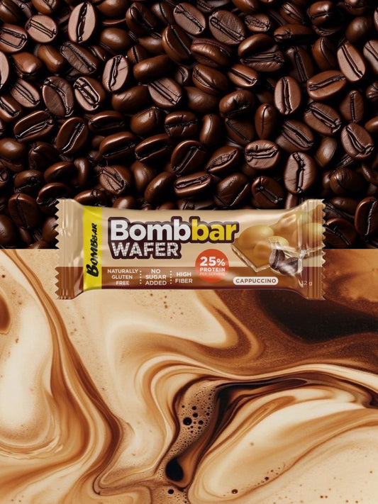 Вафельный батончик Bombbar - Капучино 32г