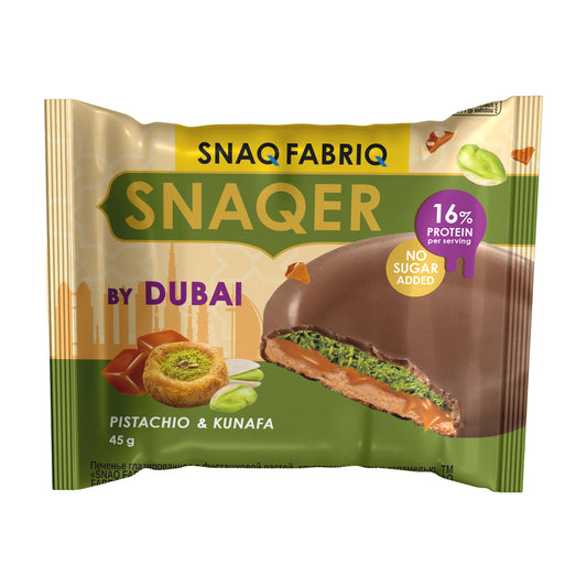 Печенье Snaq Fabriq Dubai - Фисташка с катаифи и карамелью 45г