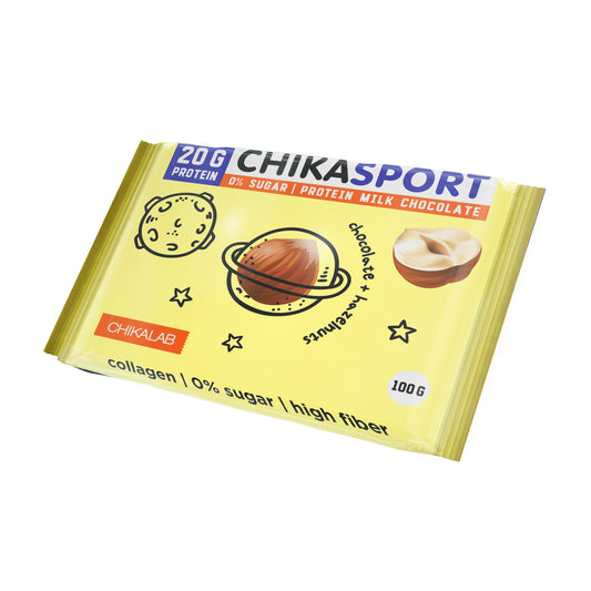 Шоколад Chikalab Молочный с фундуком 100 г